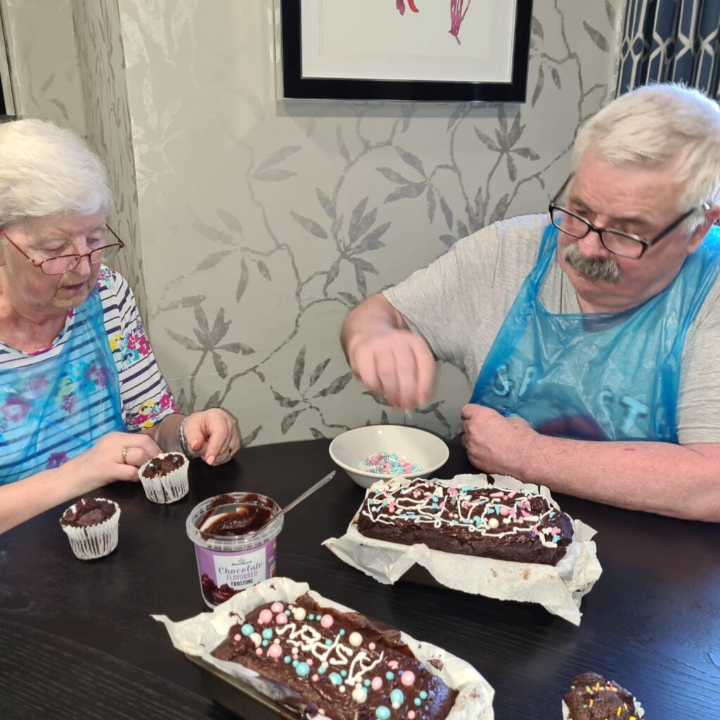 Residents Doing a Bake Off